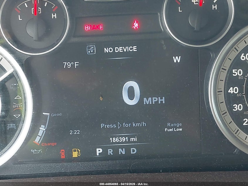 2015 Ram 1500 Laramie VIN: 1C6RR6NT5FS565433 Lot: 44864065