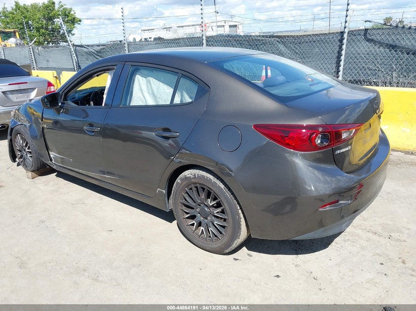 Vin: jm1bm1u79e1211029, lot: 45361502, mazda mazda3 i sport 20143