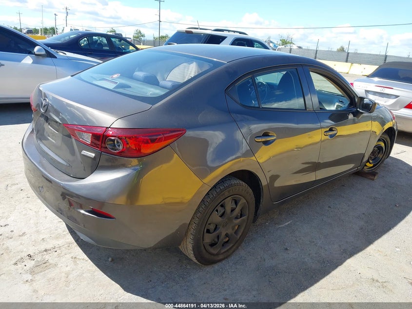 Vin: jm1bm1u79e1211029, lot: 45361502, mazda mazda3 i sport 20144