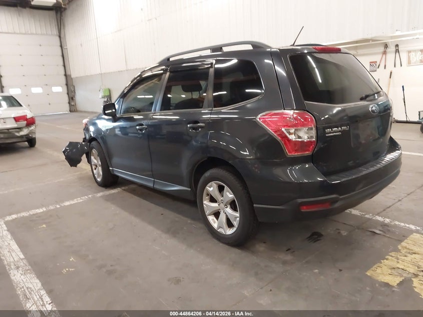 2014 Subaru Forester 2.5 2.5i Premium Grey Lot 111044864206 Vin JF2SJAEC4EH415265