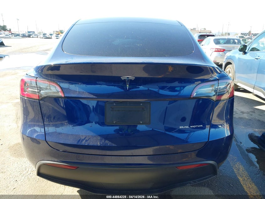 2023 Tesla Model y Awd Long Range Dual Motor All-Wheel Drive blue Lot 111044864228 Vin 7SAYGDEE7PF938117