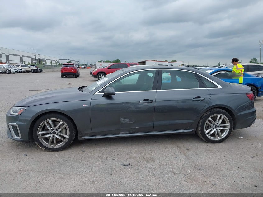 2022 Audi A4 Premium Plus 45 Tfsi S Line Quattro S Tronic VIN: WAUEAAF4XNN014319 Lot: 44864282