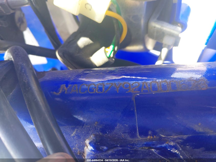 2002 Yamaha Tt250 Rl VIN: JYACG07Y92A000673 Lot: 44864334