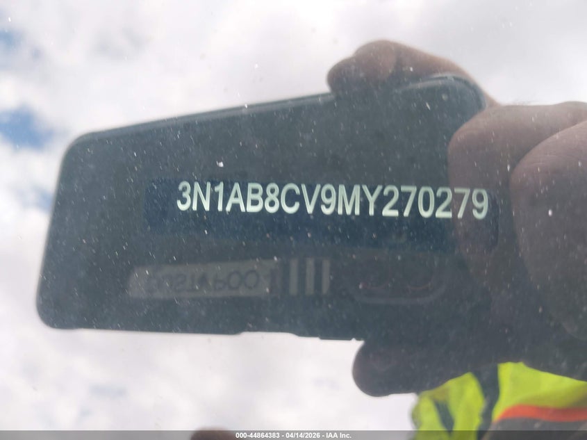 2021 Nissan Sentra Sv Xtronic Cvt VIN: 3N1AB8CV9MY270279 Lot: 44864383