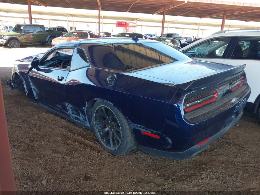 2016 Dodge Challenger 6.2 Srt Hellcat blue Lot 111044864392 Vin 2C3CDZC94GH262890
