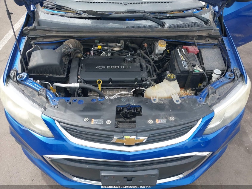 2017 CHEVROLET SONIC SEDAN 1.8L I-4 DOHC, VVT, 138HP