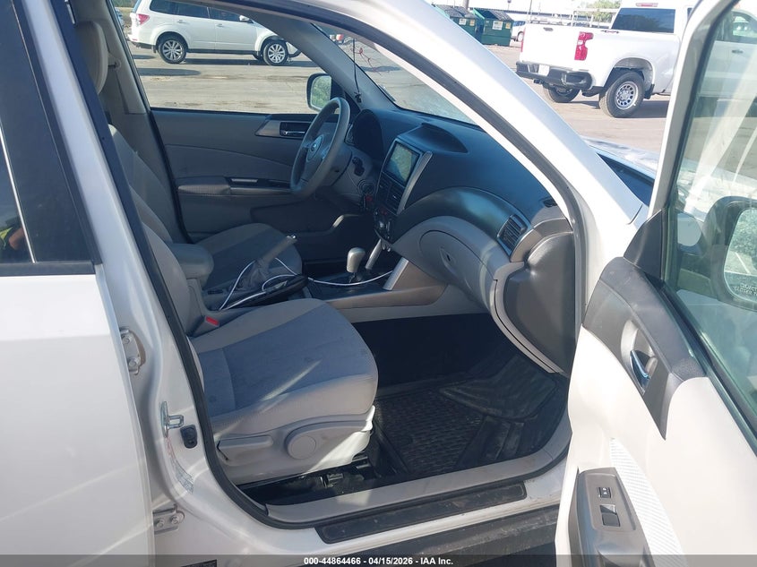2012 Subaru Forester 2.5 2.5X Premium white Lot 111044864466 Vin JF2SHADC3CH460112