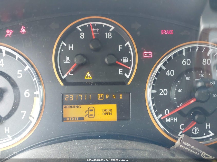 2010 Nissan Titan Le VIN: 1N6BA0ED3AN312204 Lot: 44864665