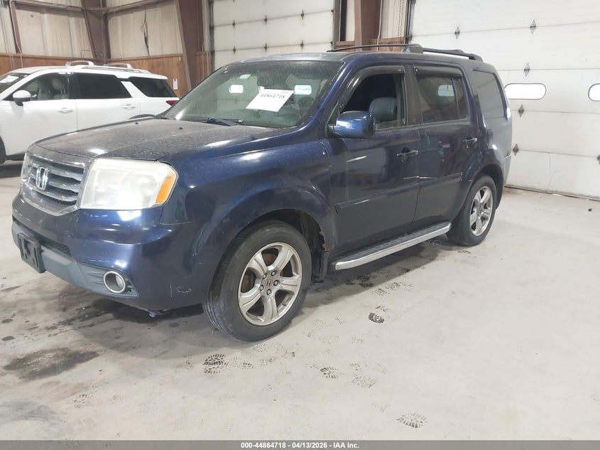 2013 Honda Pilot 3.5 Ex-L blue Lot 111044864718 Vin 5FNYF4H50DB022175