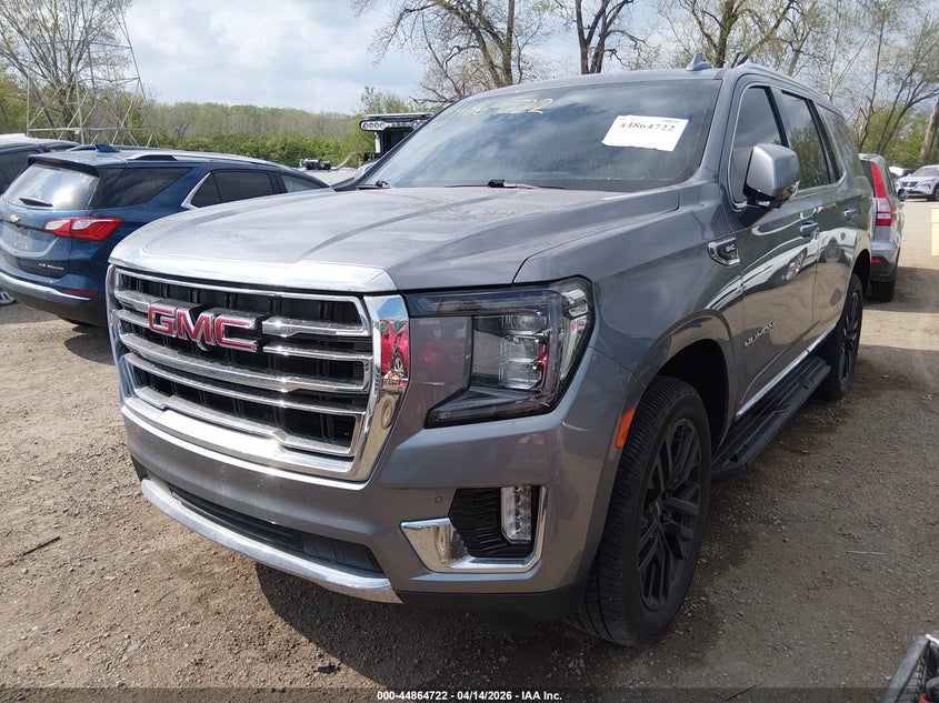 2021 Gmc Yukon 5.3 4Wd Slt grey Lot 111044864722 Vin 1GKS2BKD1MR489027