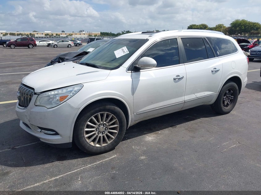 5GAKRBKD9HJ340538 2017 Buick Enclave 3.6 Leather white