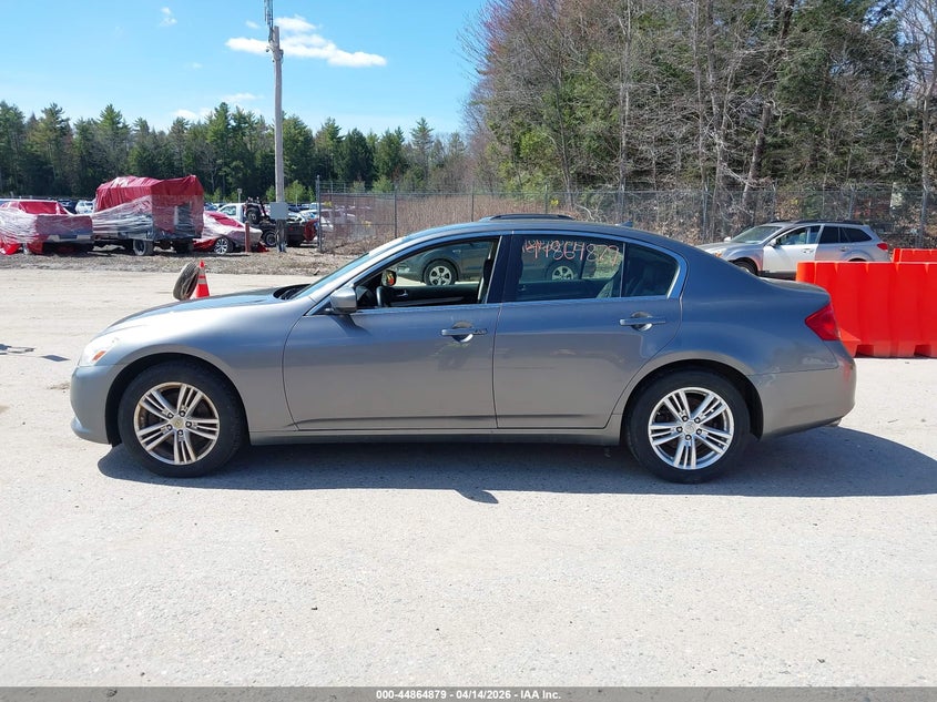 2013 Infiniti G37X VIN: JN1CV6AR9DM358570 Lot: 44864879