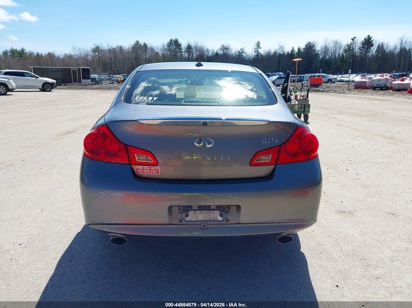 2013 Infiniti G37X VIN: JN1CV6AR9DM358570 Lot: 44864879