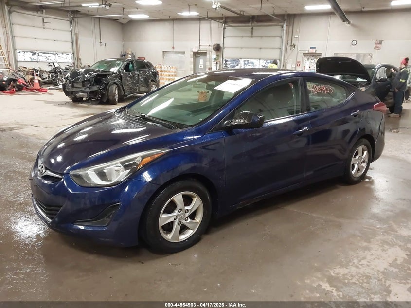 HYUNDAI ELANTRA 2014 VIN 5NPDH4AE6EH477330