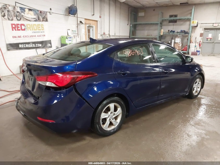 HYUNDAI ELANTRA 2014 VIN 5NPDH4AE6EH477330