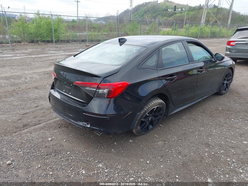 VIN 2HGFE2F50NH606705 2022 HONDA CIVIC SPORT