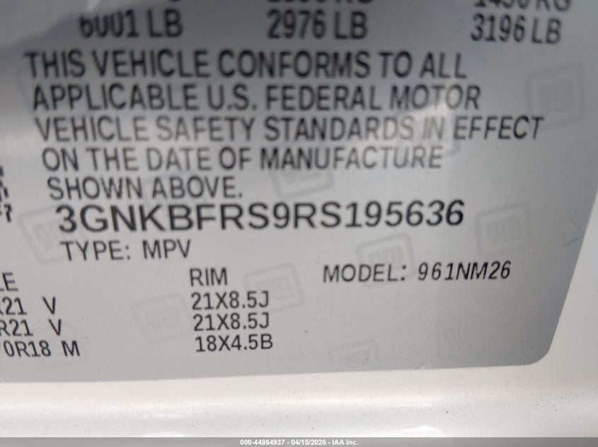 2024 Chevrolet Blazer Fwd Premier VIN: 3GNKBFRS9RS195636 Lot: 44864937