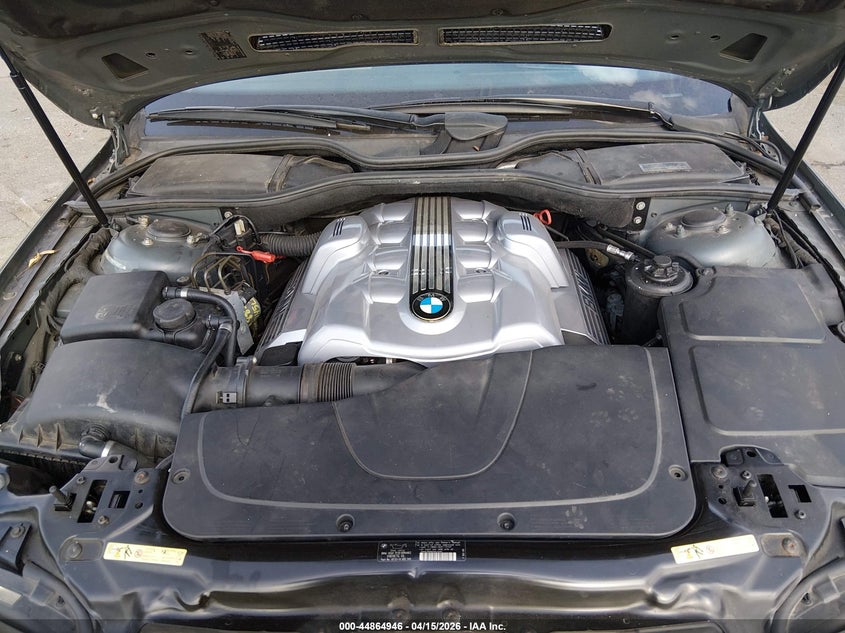 2005 BMW 745Li VIN: WBAGN63515DS59054 Lot: 44864946