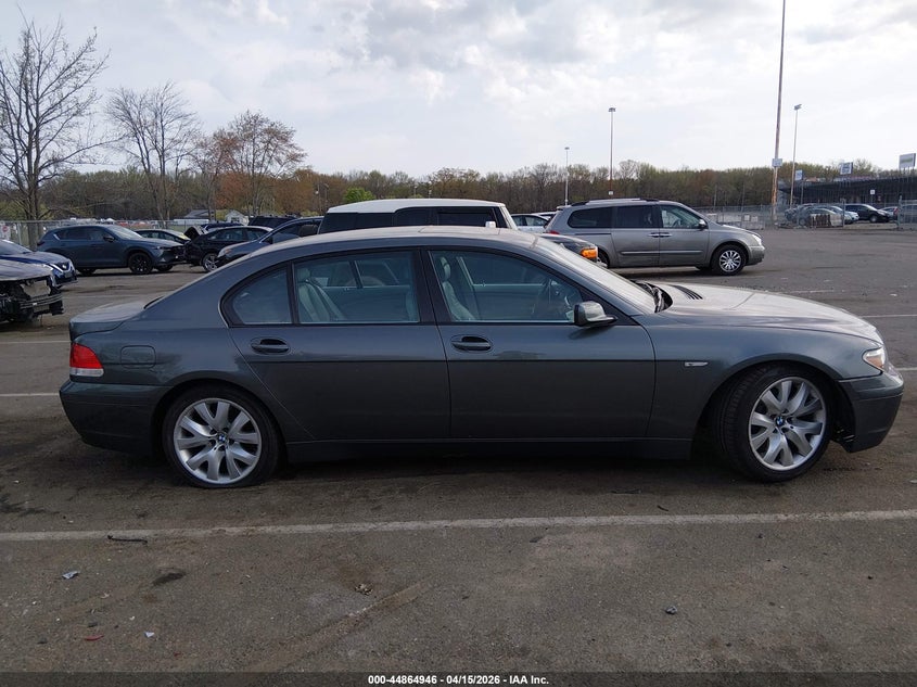 2005 BMW 745Li VIN: WBAGN63515DS59054 Lot: 44864946