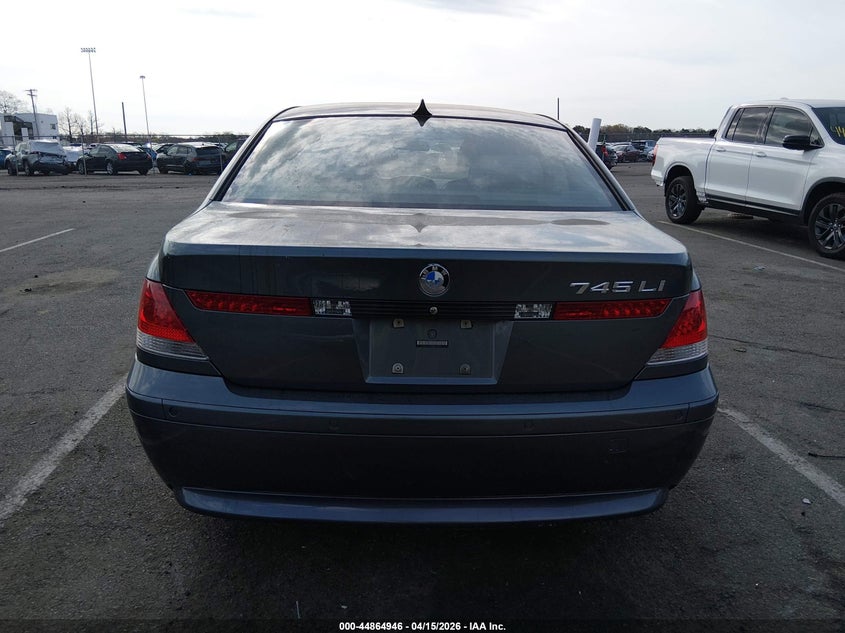 2005 BMW 745Li VIN: WBAGN63515DS59054 Lot: 44864946