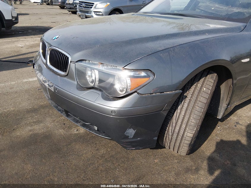 2005 BMW 745Li VIN: WBAGN63515DS59054 Lot: 44864946