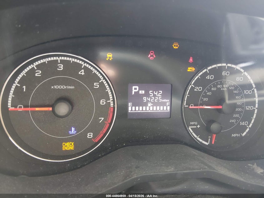 2017 Subaru Impreza 2.0I VIN: 4S3GTAA62H3749472 Lot: 44864959