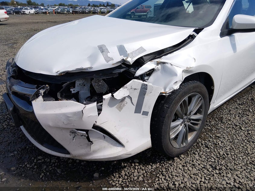 2015 Toyota Camry Se VIN: 4T1BF1FK1FU075163 Lot: 44865004