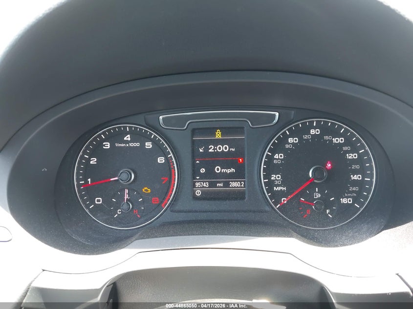 2017 Audi Q3 2.0T Premium VIN: WA1HCCFSXHR016986 Lot: 44865050