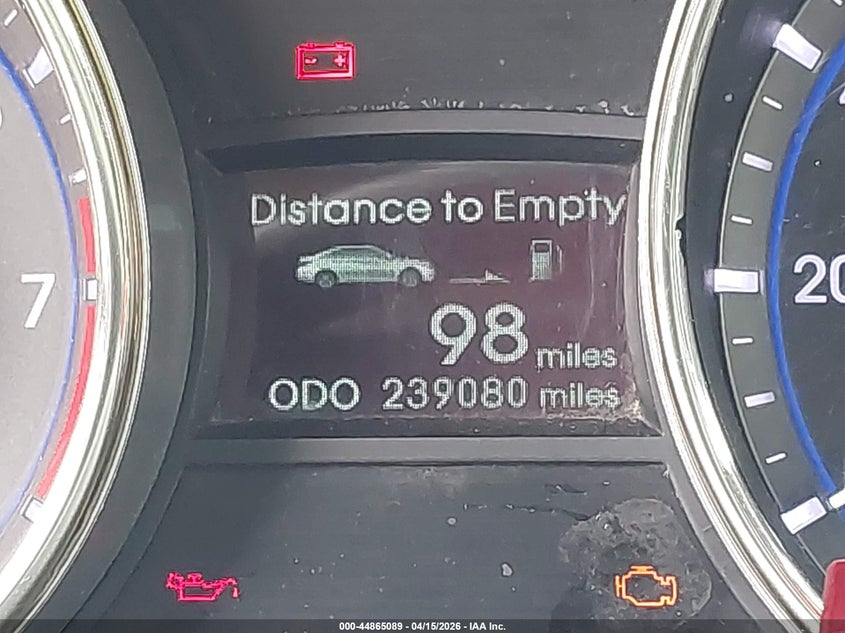 2013 Hyundai Sonata Limited VIN: 5NPEC4AC0DH536792 Lot: 44865089