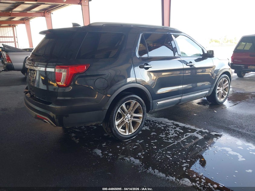 2017 Ford Explorer 3.5 Xlt grey Lot 111044865095 Vin 1FM5K7D85HGA99924