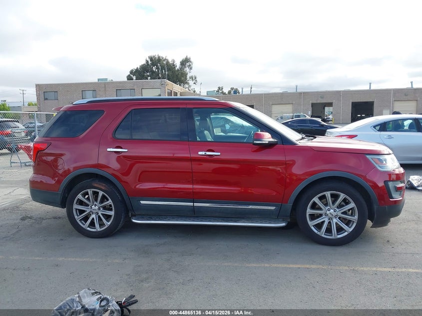 2017 Ford Explorer 3.5 Limited Red Lot 111044865136 Vin 1FM5K7F81HGB83820