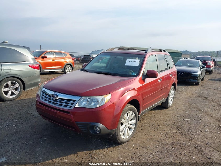 JF2SHBDC4CH456480 2012 Subaru Forester 2.5 2.5X Premium red