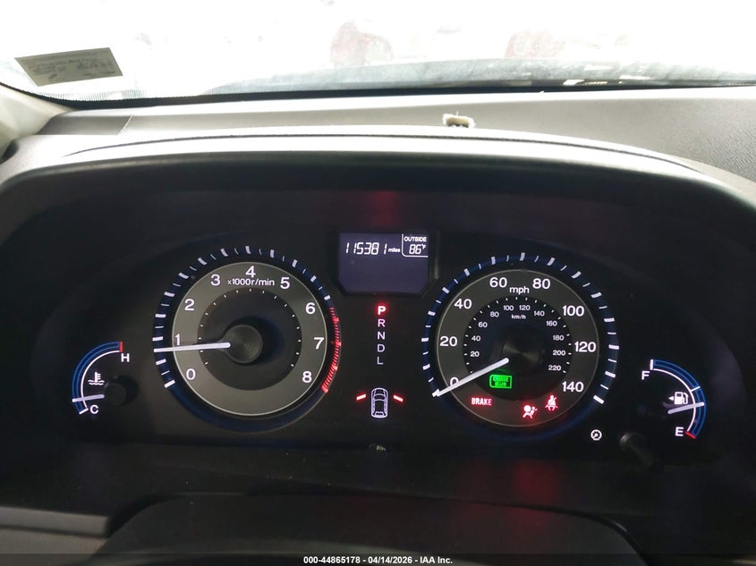 2012 Honda Odyssey Ex-L VIN: 5FNRL5H63CB054600 Lot: 44865178