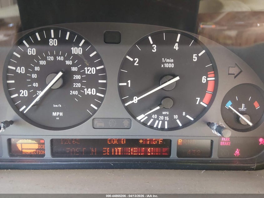 2001 BMW 740Il VIN: WBAGH834X1DP21227 Lot: 44865206