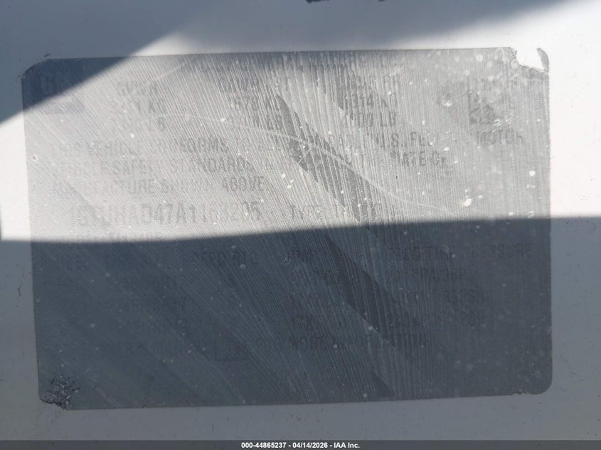 2014 GMC Savana 2500 Work Van VIN: 1GTW7FCA1E1910092 Lot: 44865237