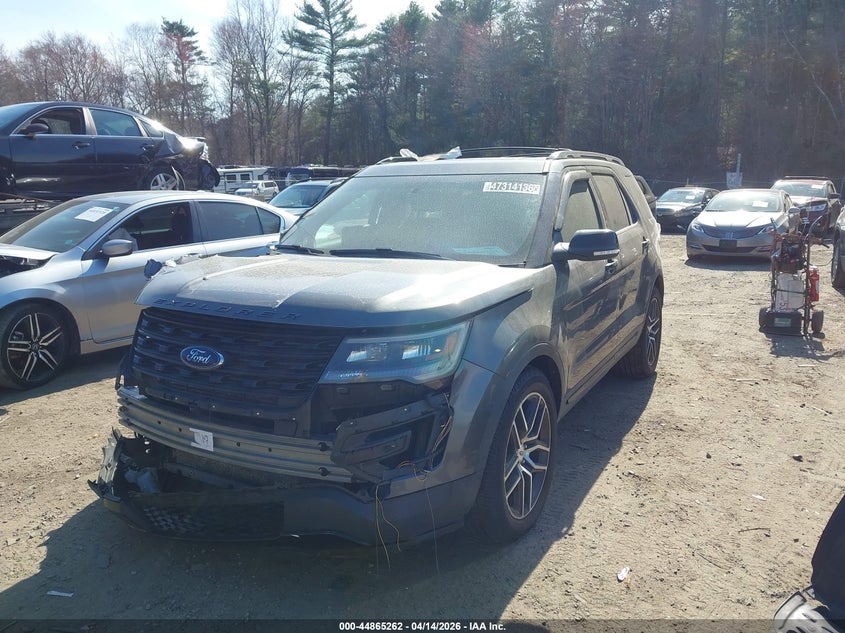 2016 Ford Explorer 3.5 Sport grey Lot 111044865262 Vin 1FM5K8GT5GGC68831