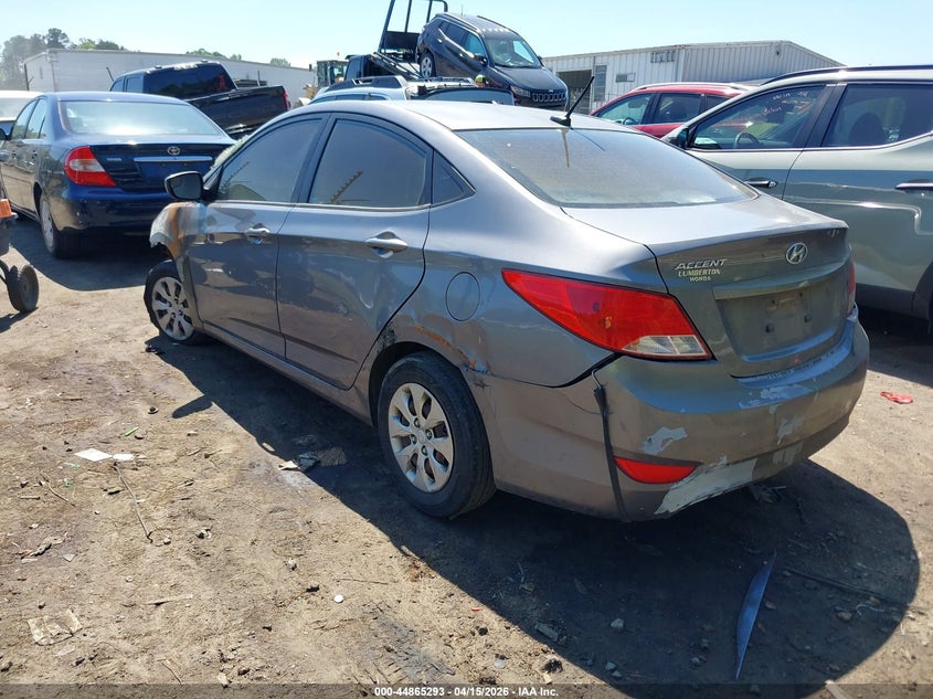 2015 Hyundai Accent 1.6 Gls grey Lot 111044865293 Vin KMHCT4AE1FU861934