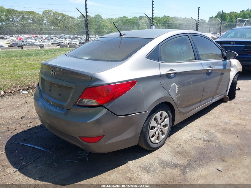 2015 Hyundai Accent 1.6 Gls grey Lot 111044865293 Vin KMHCT4AE1FU861934