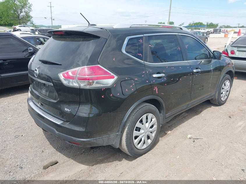 2016 Nissan Rogue Sv VIN: 5N1AT2MT6GC812662 Lot: 44865298