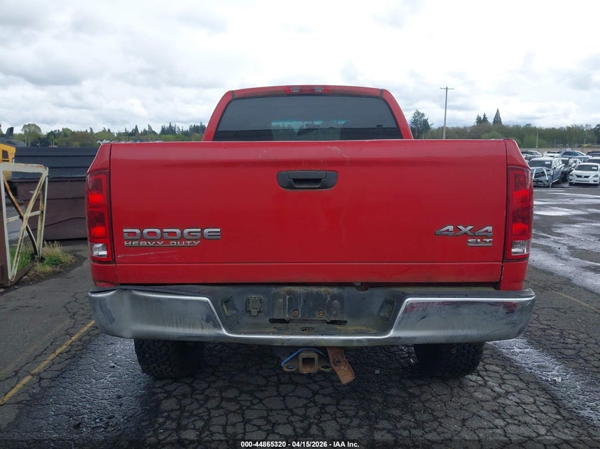 2004 Dodge Ram 2500 Slt/Laramie VIN: 1D7KU28D04J177587 Lot: 44865320