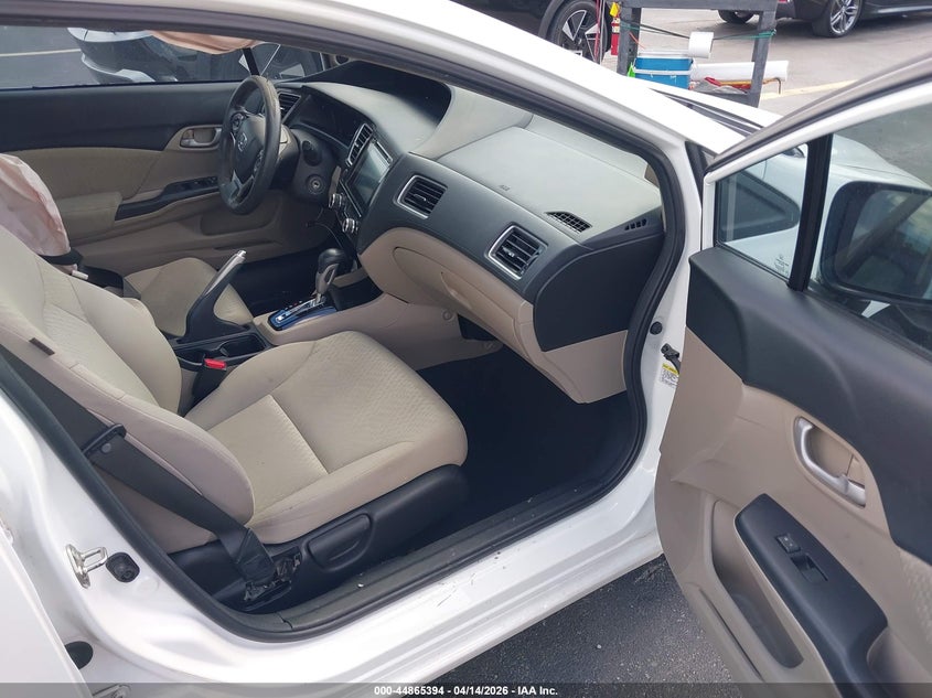 2015 Honda Civic 1.8 Se white Lot 111044865394 Vin 19XFB2F7XFE085126