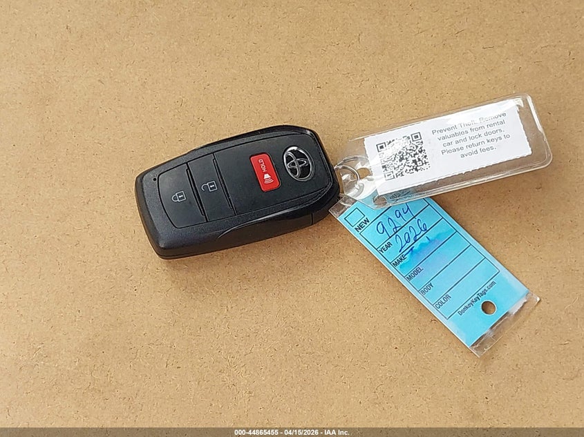 2026 Toyota Prius Le VIN: JTDACAAU0T3074685 Lot: 44865455