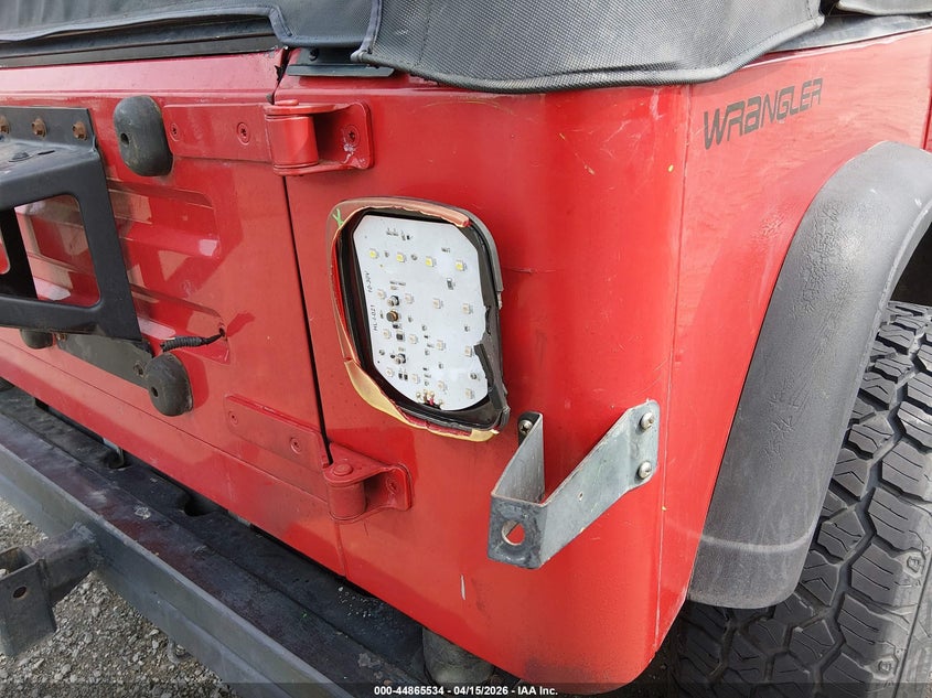 1994 Jeep Wrangler / Yj S VIN: 1J4FY19PXRP411798 Lot: 44865534