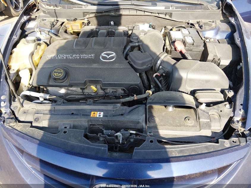 2009 Mazda 6 3.7 S Touring blue Lot 111044865563 Vin 1YVHP82BX95M25876