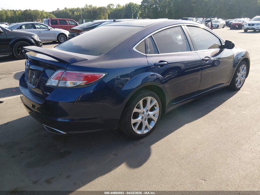 2009 Mazda 6 3.7 S Touring blue Lot 111044865563 Vin 1YVHP82BX95M25876