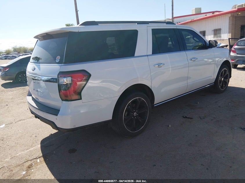 2020 Ford Expedition 3.5 King Ranch Max white Lot 111044865577 Vin 1FMJK1PT2LEA02937