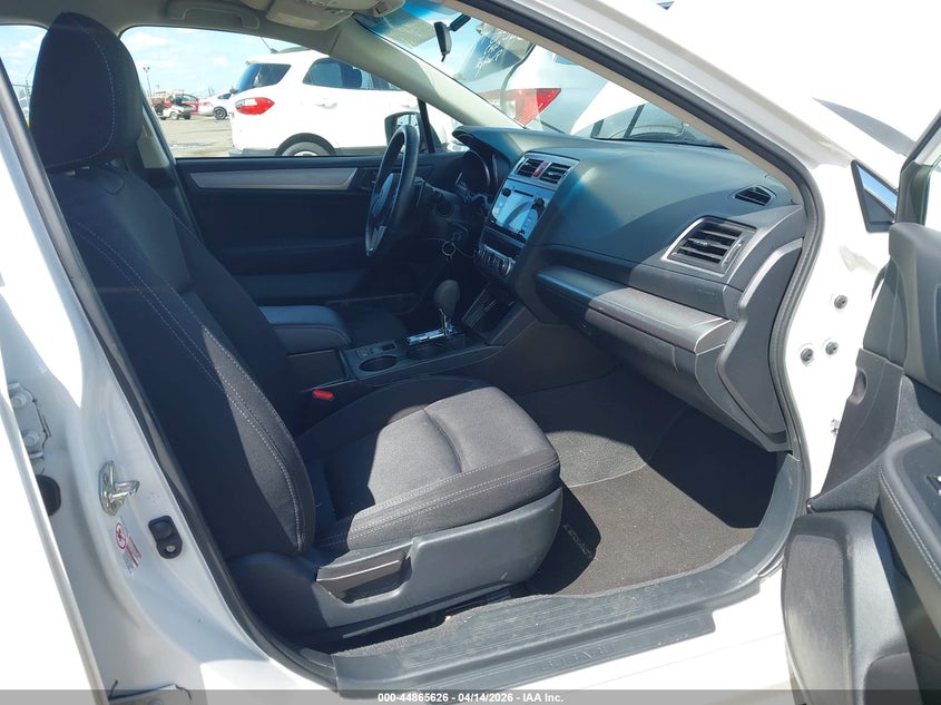 2017 Subaru LEGACY 2.5 2.5I Premium white Lot 111044865626 Vin 4S3BNAC64H3067095