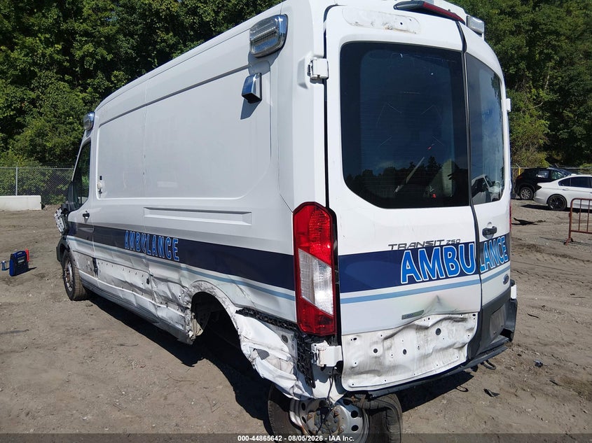 Vin: 1fdbr1cg1mkb02569, lot: 45362953, ford transit-250 20213