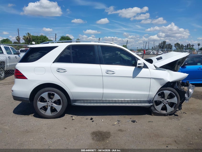 2016 Mercedes-Benz Gle 350 VIN: 4JGDA5JB6GA686993 Lot: 44865671
