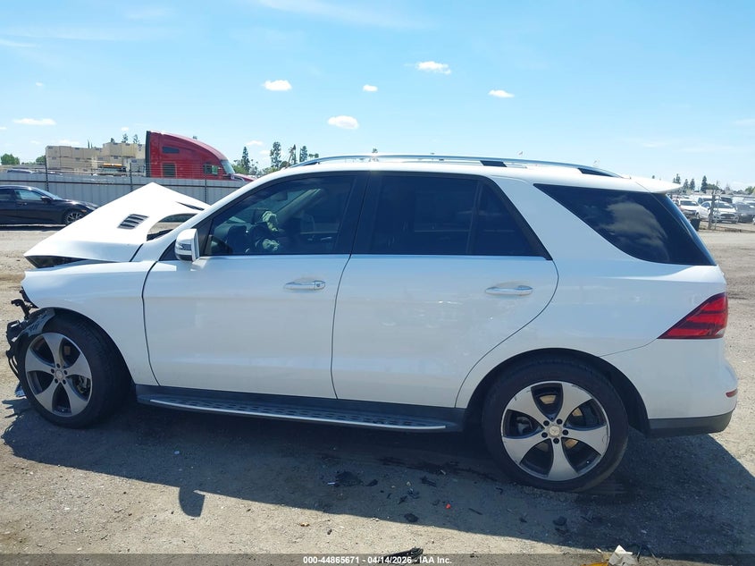 2016 Mercedes-Benz Gle 350 VIN: 4JGDA5JB6GA686993 Lot: 44865671